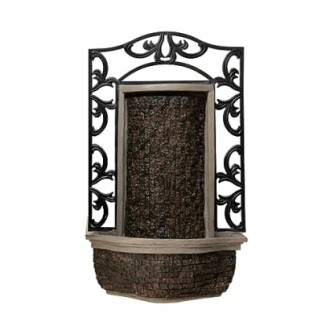 XBrand 30" Wall Mounted Waterfall Fountain