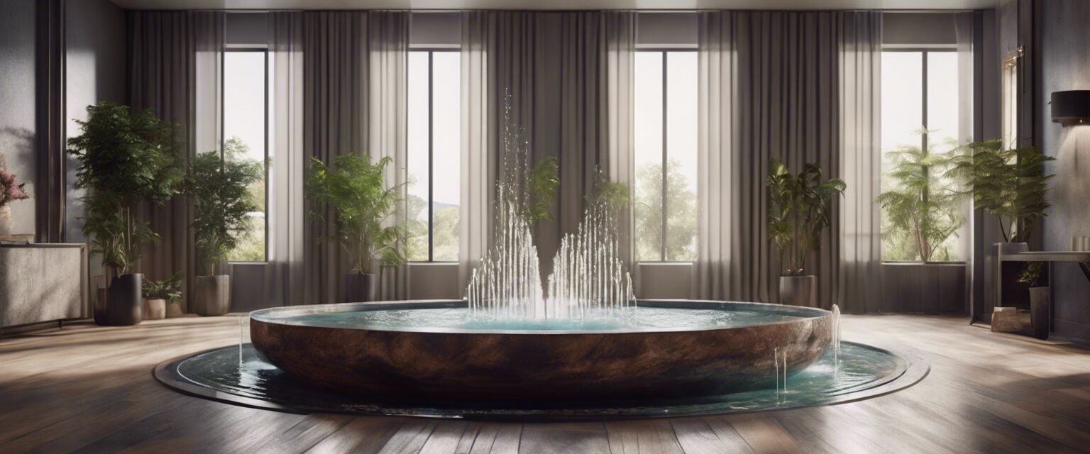 Indoor floor-standing fountain